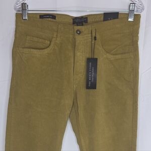 The Men's Store Bloomingdale's Tan Corduroy Pant Jean 32x30 Tailored NWT BX-1521